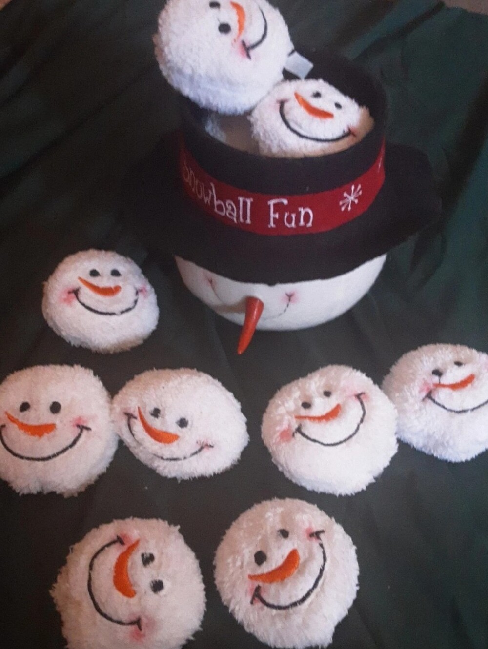 Dei Snowball Fun Christmas Decor Plushie